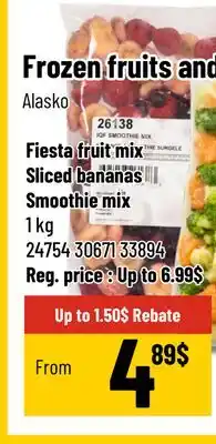 Mayrand Alasko Frozen fruits and vegetables offer