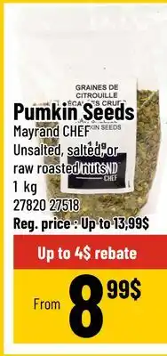 Mayrand Pumpkin Seed or Black Chia Seed Mayrand CHEF offer