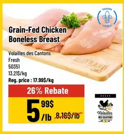 Mayrand Grain-Fed Chicken Boneless Breast offer