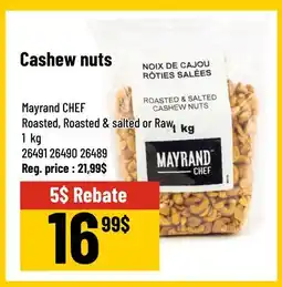 Mayrand Mayrand CHEF Roasted, Roasted & salted or Raw offer