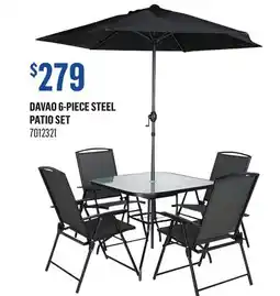 Canac Davao 6-piece Steel Patio Set offer