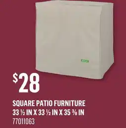 Canac Square Patio Furniture Cover offer