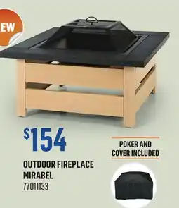 Canac Outdoor Fireplace offer