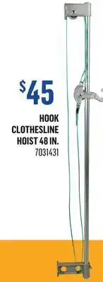 Canac Hook Clothesline Hoist 48 in offer
