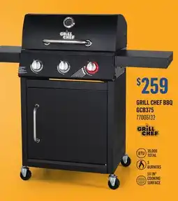 Canac Grill Chef BBQ GCB375 offer
