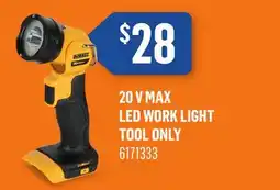 Canac 20 V MAX LED Work Light Tool Only offer