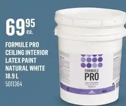 Canac Formule Pro Ceiling Interior Latex Paint Natural White offer