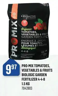 Canac Pro-Mix Tomatoes, vegetables & Fruits Biologic Garden Fertilizer 4 offer