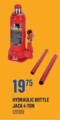 Canac Hydraulic Bottle Jack offer