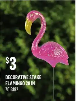 Canac DECORATIVE STAKE FLAMINGO 28 IN offer