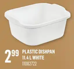 Canac Plastic Dishpan 11.4L White offer