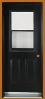 Canac B03 Energy-Efficient Left Steel Entry Door 34in Black offer