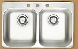 Canac Double Bowl Kitchen Sink Stainless Steel offer