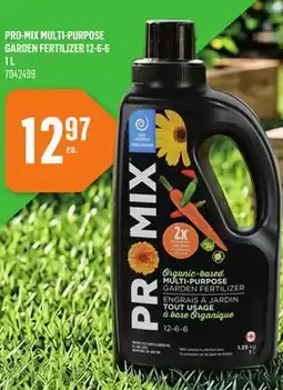 Canac Pro-Mix Multi-Purpose Garden Fertilizer 12-6-6 offer