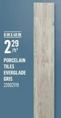 Canac PORCELAIN TILES EVERGLADE GRIS offer