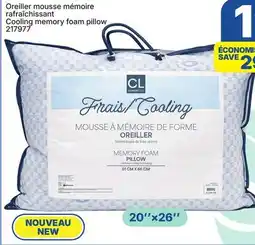 Rossy Cooling memory foam pillow offer