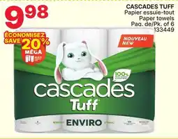 Rossy CASCADES TUFF Paper towels offer