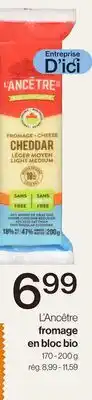 Avril fromage en bloc bio offer