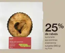 Avril tarte aux pommes à l'ancienne surgelée offer