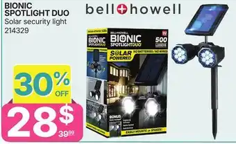 Rossy Bell + Howell BIONIC SPOTLIGHT DUO Solar security light offer
