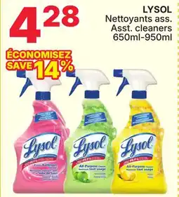 Rossy LYSOL Asst. cleaners offer