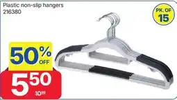 Rossy Plastic non-slip hangers offer