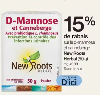Avril D-mannose et canneberge offer
