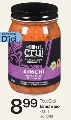 Avril kimchi bio offer