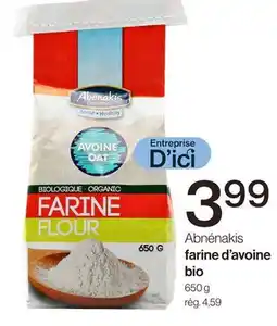 Avril Farine d'avoine bio offer