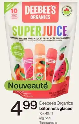 Avril bâtonnets glacés offer
