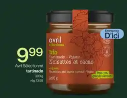Avril tartinade offer