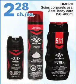 Rossy UMBRO Asst. body care offer