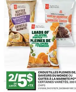 L'Intermarché CROUSTILLES PLEINES DE, SAVEURS DU MONDE OU CUITES LA MARMITE | CHIPS offer