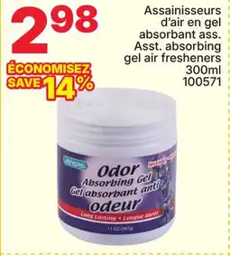 Rossy Asst. absorbing gel air fresheners offer