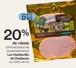 Avril bio Les Viandes Bio de Charlevoix offer