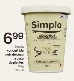Avril yogourt à la noix de coco à base de plantes offer