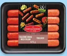 Walmart La Fernandière fresh breakfast or dinner sausages offer