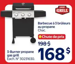 Walmart 3-Burner propane gas grill offer