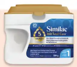 Walmart Similac 360 Total Care step 1 or 2 powder formula offer
