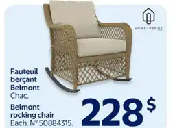 Walmart Hometrends Belmont rocking chair offer