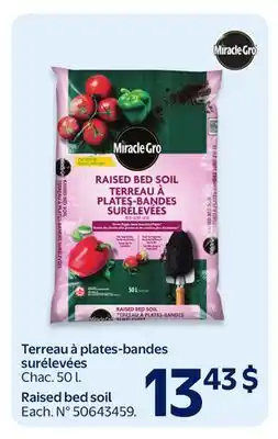 Walmart Miracle Gro Raised bed soil offer