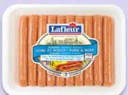 Walmart Lafleur fresh pork and beef breakfast sausages offer