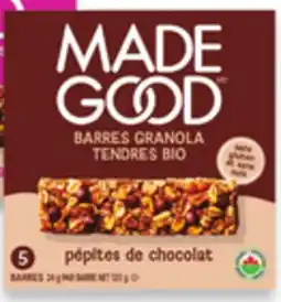 Walmart MadeGood granola bars offer