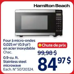 Walmart Stainless street microwave offer