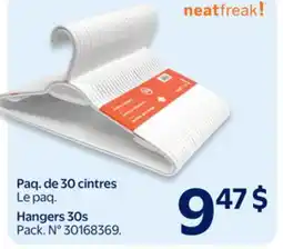 Walmart Hangers 30s offer