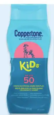 Walmart Coppertone kids' SPF 50 lotion offer