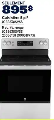 RONA GE APPLIANCES 5 cu. ft. range offer