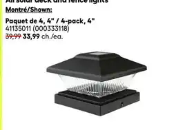 RONA All solar deck and fence lights offer