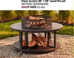 RONA 38 wood fire pit offer