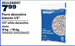RONA VALU+ 18 kg. 1/2 white decorative stone offer